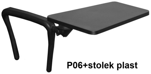 Jednací židle KLASIK 46 plastová - nosnost 120 kg -  výběr barevného provedení